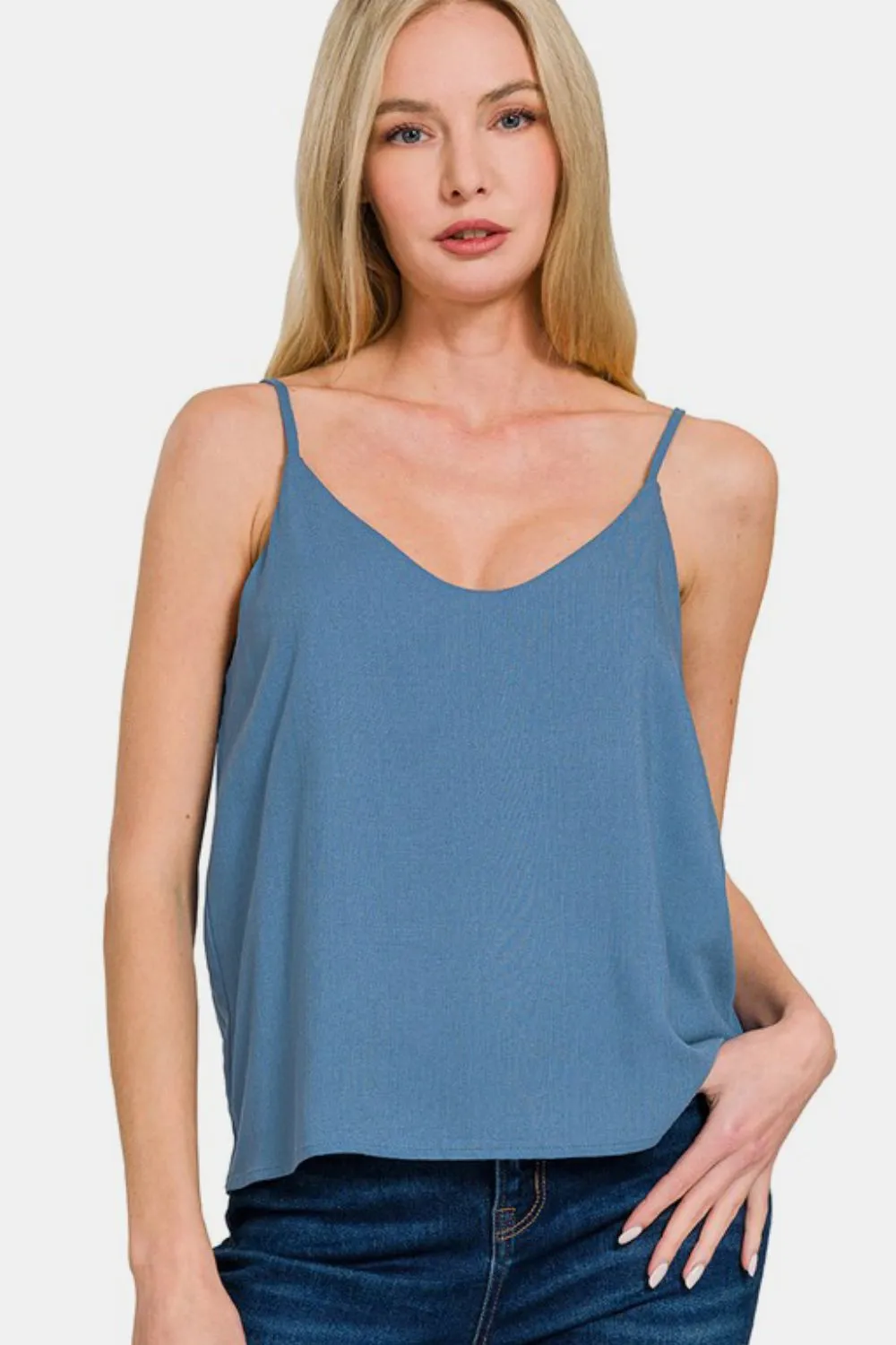 Zenana Two Layered Spaghetti Strap Cami sold by Charming Charlie