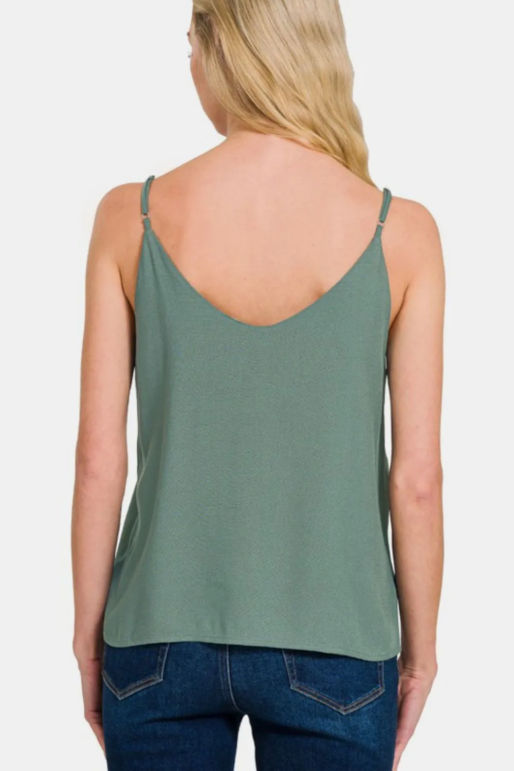 Zenana Two Layered Spaghetti Strap Cami sold by Charming Charlie product image thumbnail 2