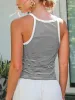 Striped Round Neck Short Cami sold by Charming Charlie