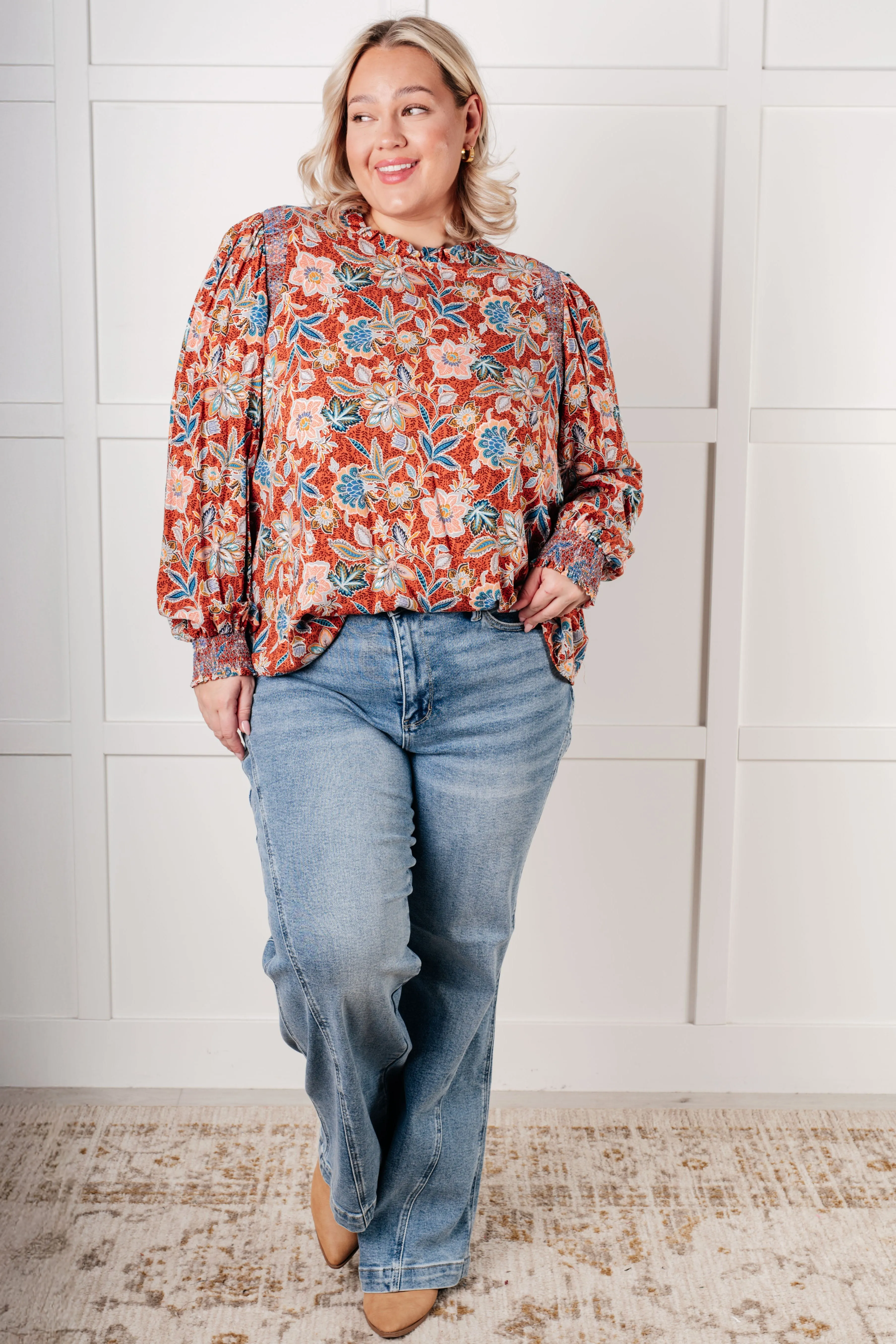 Floral Delight Blouse sold by Charming Charlie product image thumbnail 3