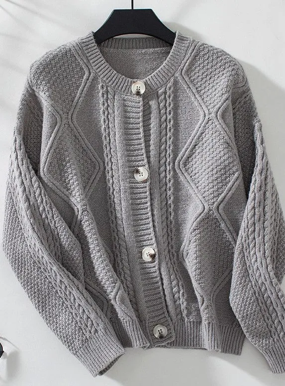 Cable Knit Cardigan sold by Charming Charlie product image thumbnail 4