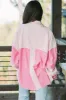 Two-tone Color Exposed Seam Corduroy Shacket sold by Charming Charlie