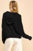 Davi & Dani Drop Shoulder Long Sleeve Hooded Sweater sold by Charming Charlie