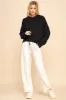 Davi & Dani Drop Shoulder Long Sleeve Hooded Sweater sold by Charming Charlie