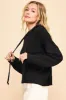 Davi & Dani Drop Shoulder Long Sleeve Hooded Sweater sold by Charming Charlie