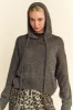 Davi & Dani Drop Shoulder Long Sleeve Hooded Sweater sold by Charming Charlie