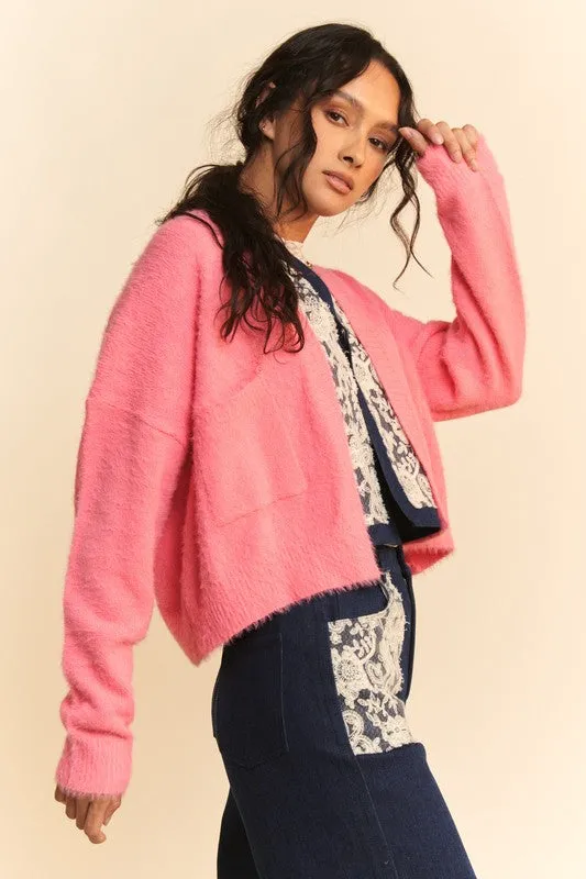 Davi & Dani Open Front Drop Shoulder Cardigan sold by Charming Charlie product image thumbnail 5