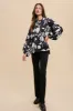Annie Wear Frill Printed Balloon Sleeve Blouse sold by Charming Charlie