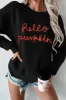HELLO PUMPKIN Round Neck Long Sleeve Sweater sold by Charming Charlie