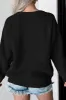 HELLO PUMPKIN Round Neck Long Sleeve Sweater sold by Charming Charlie
