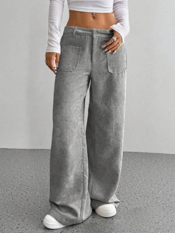 Wide Leg Pants with Pockets sold by Charming Charlie