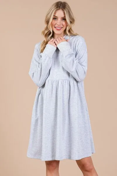 Ces Femme Long Sleeve Hooded Sweatshirt Dress sold by Charming Charlie