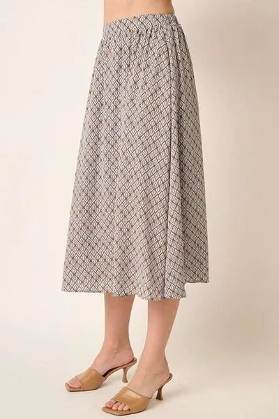 Mittoshop Printed Midi Skirt sold by Charming Charlie product image thumbnail 2