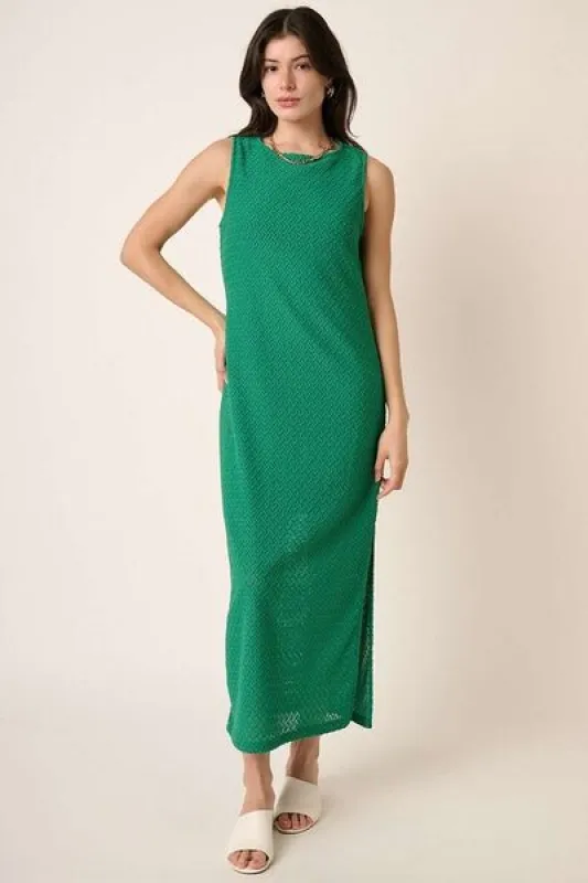 Mittoshop Side Slit Round Neck Sleeveless Dress sold by Charming Charlie