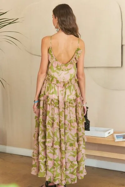 ADORA Ruffled Tiered Scoop Neck Cami Dress sold by Charming Charlie product image thumbnail 5