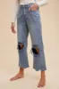 Annie Wear Distressed Raw Hem Jeans sold by Charming Charlie
