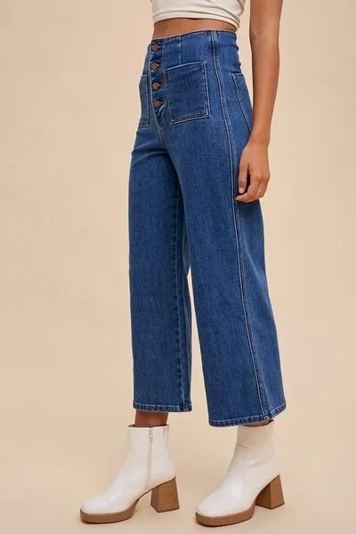 Annie Wear Button Fly High Waist Jeans sold by Charming Charlie product image thumbnail 3
