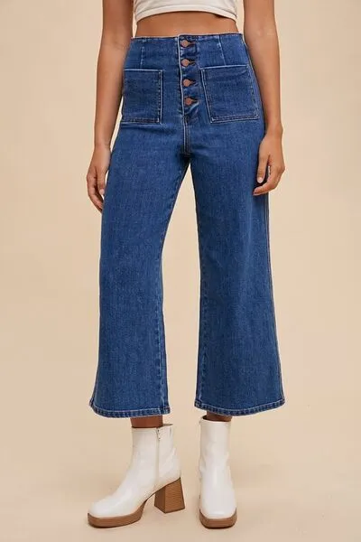 Annie Wear Button Fly High Waist Jeans sold by Charming Charlie product image thumbnail 2