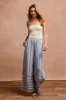 BiBi Striped Wide Leg Pants with Pockets sold by Charming Charlie