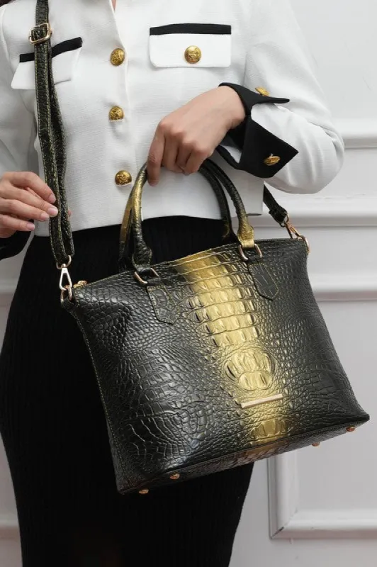 MKF Liora Croc-Embossed Tote Bag by Mia K sold by Charming Charlie