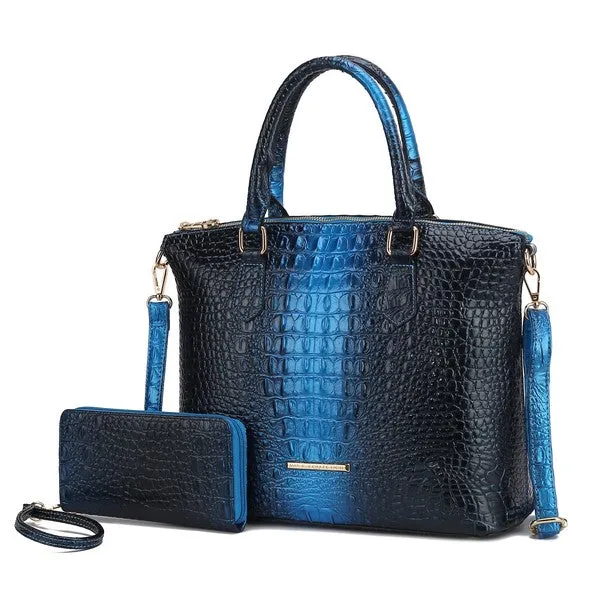 MKF Liora Croc-Embossed Tote Bag by Mia K sold by Charming Charlie product image thumbnail 3