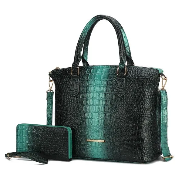 MKF Liora Croc-Embossed Tote Bag by Mia K sold by Charming Charlie product image thumbnail 5
