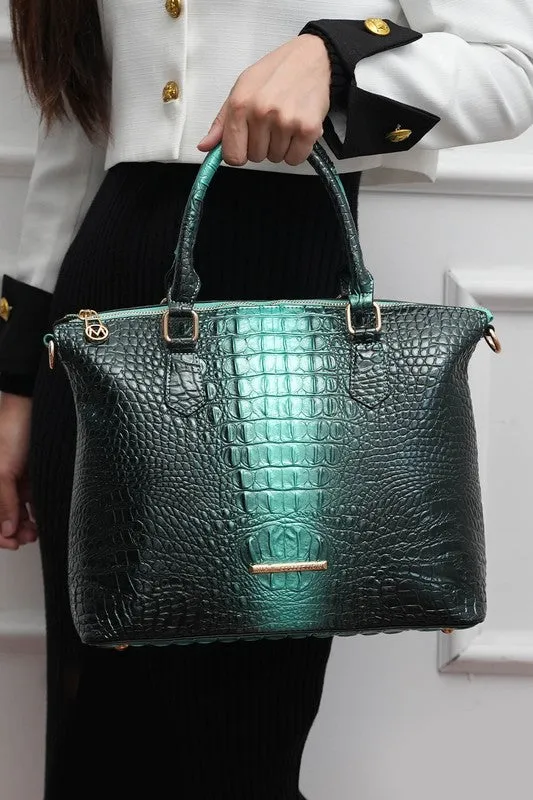 MKF Liora Croc-Embossed Tote Bag by Mia K sold by Charming Charlie product image thumbnail 2
