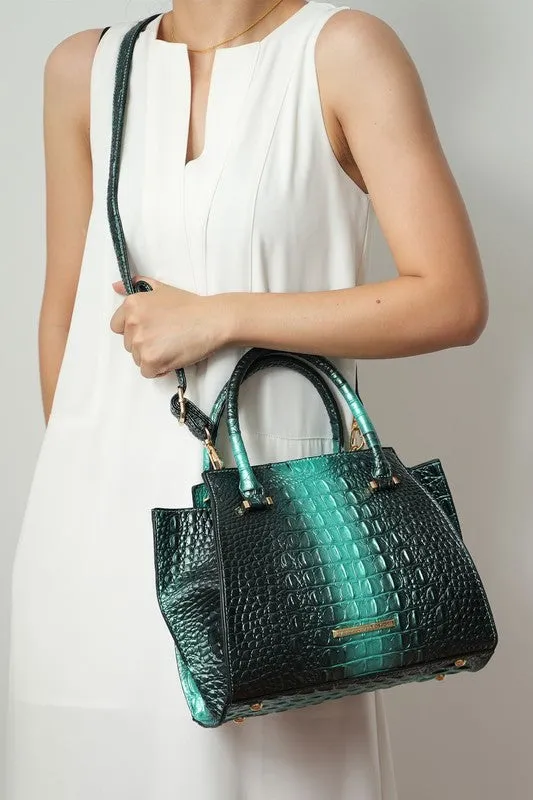 MKF Bently Croc-Embossed Tote & Wallet Set sold by Charming Charlie product image thumbnail 2