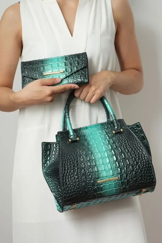 MKF Bently Croc-Embossed Tote & Wallet Set sold by Charming Charlie
