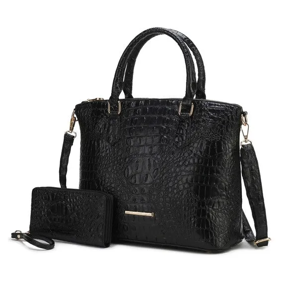 MKF Liora Croc Embossed Tote and Set by Mia K sold by Charming Charlie product image thumbnail 3