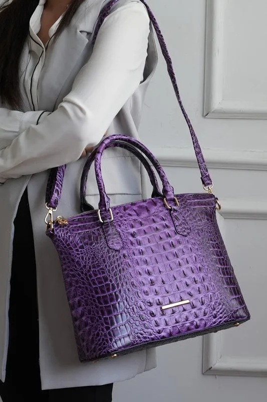 MKF Liora Croc Embossed Tote and Set by Mia K sold by Charming Charlie product image thumbnail 2