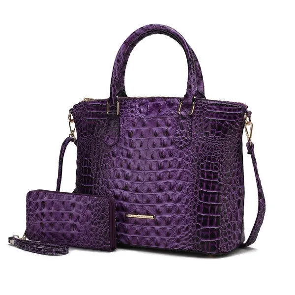 MKF Liora Croc Embossed Tote and Set by Mia K sold by Charming Charlie product image thumbnail 5
