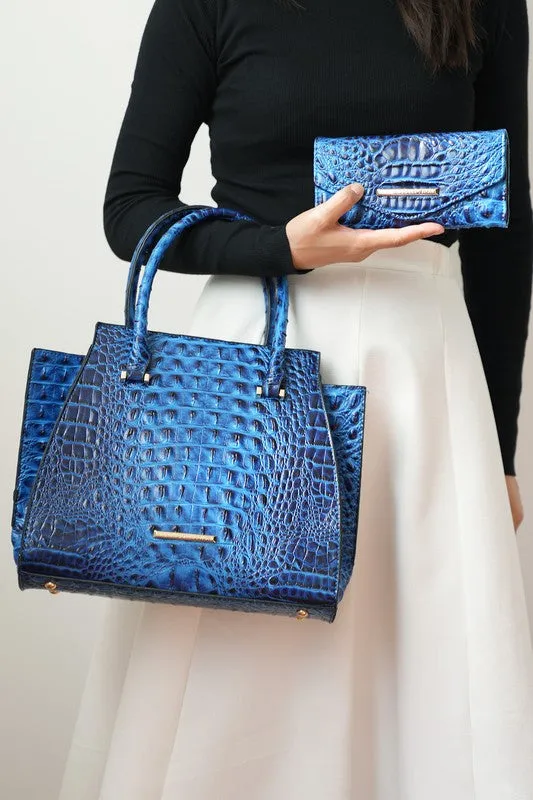 MKF Collection Viridiana Croc-Embossed Tote Bag sold by Charming Charlie
