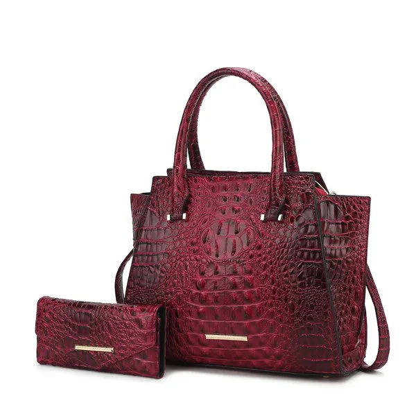 MKF Collection Viridiana Croc-Embossed Tote Bag sold by Charming Charlie product image thumbnail 5