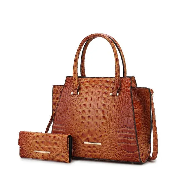 MKF Collection Viridiana Croc-Embossed Tote Bag sold by Charming Charlie product image thumbnail 4