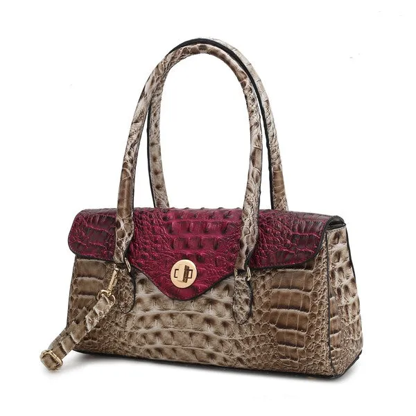 MKF Liviana Croc-Embossed Shoulder Bag by Mia K sold by Charming Charlie product image thumbnail 5