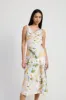 FLORAL MIDI COWL NECK DRESS sold by Charming Charlie