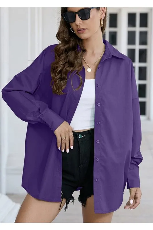 Button down shirt sold by Charming Charlie product image thumbnail 5