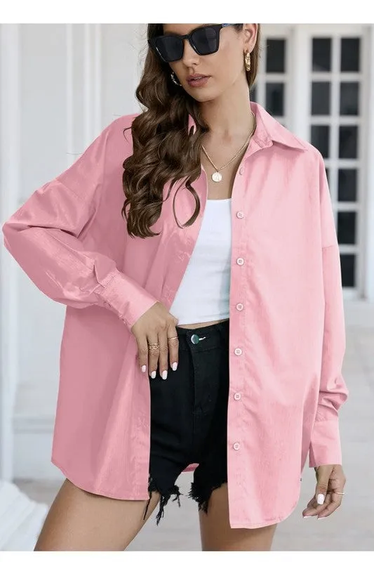 Button down shirt sold by Charming Charlie product image thumbnail 4