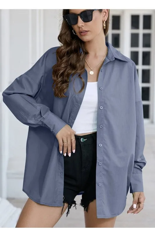 Button down shirt sold by Charming Charlie product image thumbnail 2