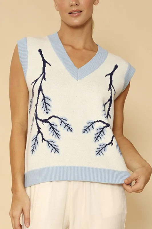 Branch sweater vest sold by Charming Charlie