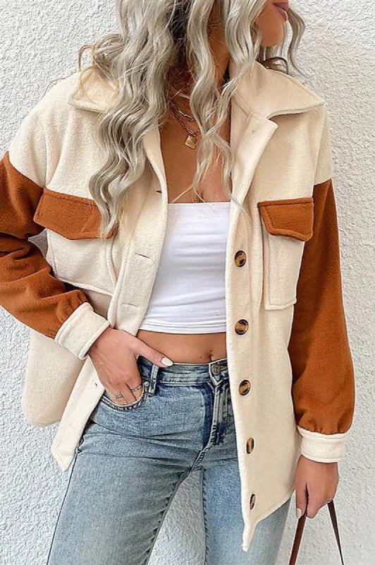 Two tone jacket sold by Charming Charlie