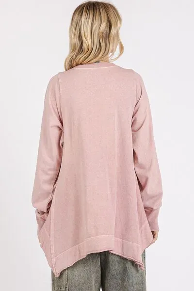 Mittoshop Flower Graphic Print and Patch Oversized Sweatshirt sold by Charming Charlie product image thumbnail 2