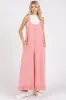 Mittoshop Ruffled Hem Wide Leg Overalls with Pockets sold by Charming Charlie