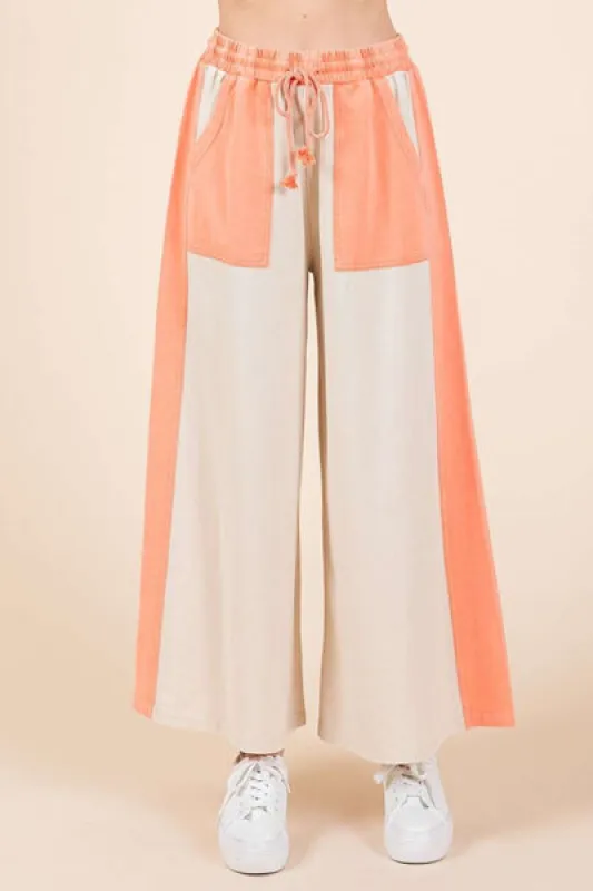 Mittoshop Color Block Wide Leg Pants sold by Charming Charlie