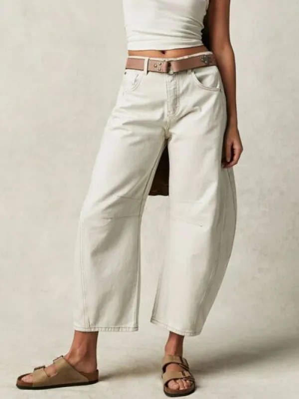 Wide Leg Jeans with Pockets sold by Charming Charlie