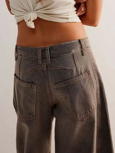 Wide Leg Jeans with Pockets sold by Charming Charlie product image thumbnail 3