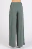 Mittoshop Yoga Air Stretch Elastic Waist Wide Leg Pants sold by Charming Charlie