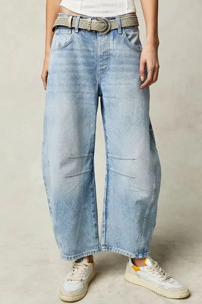 Wide Leg Jeans with Pockets sold by Charming Charlie