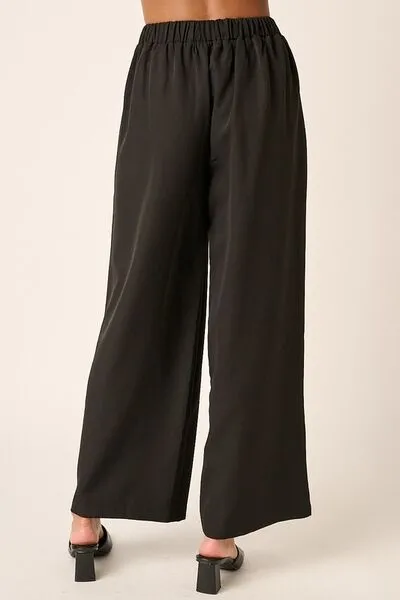 Mittoshop Inverted Pleat Detail Wide Leg Pants sold by Charming Charlie product image thumbnail 2